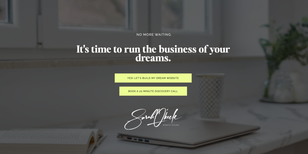 how do you structure a sales page